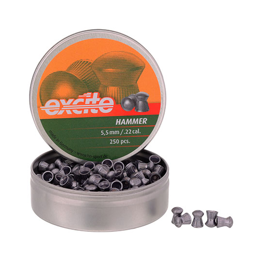 H&N Rundkopf-Diabolos Excite Hammer 5,5mm 250 Stck
