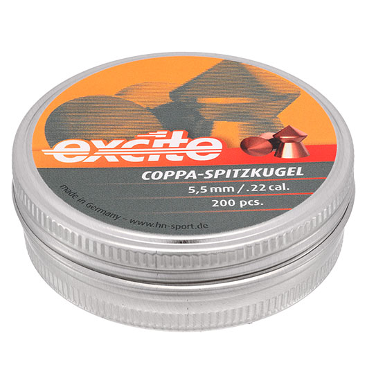 H&N Spitzkopf-Diabolos Excite Coppa-Spitzkugel 5,5mm 200 Stck Bild 1