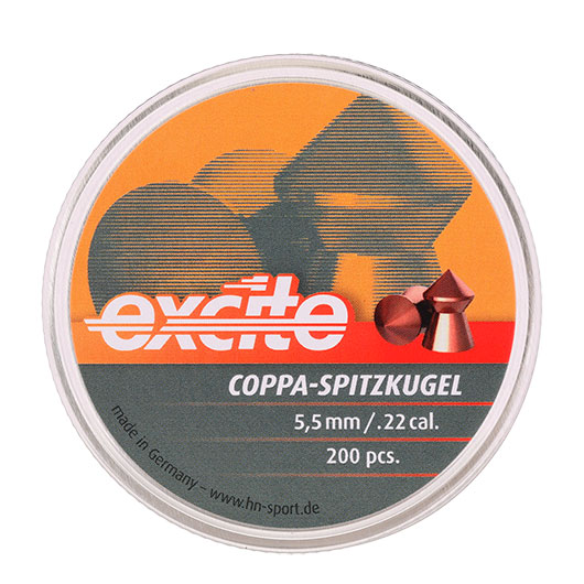 H&N Spitzkopf-Diabolos Excite Coppa-Spitzkugel 5,5mm 200 Stck Bild 3