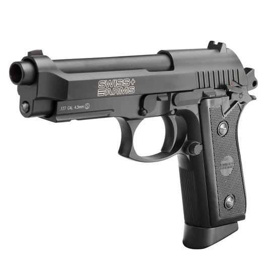 Swiss Arms P92 CO2 Luftpistole 4,5mm BB Blowback schwarz Bild 1