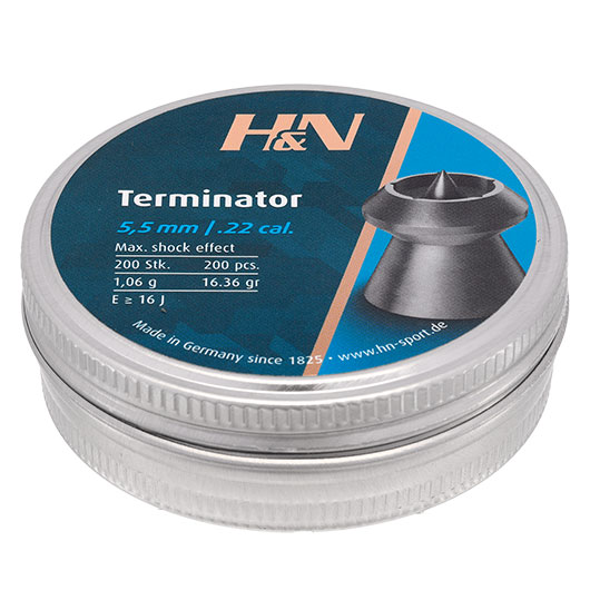 H&N Flachkopf-Diabolos Terminator Kegelspitze 5,5mm 200 Stck Bild 1