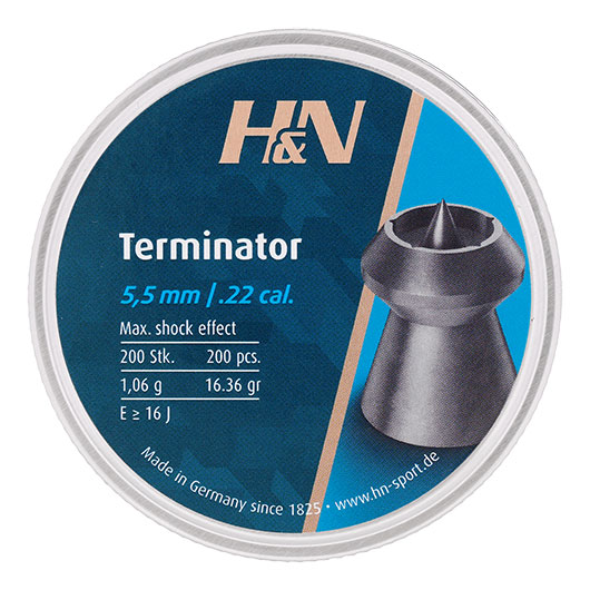 H&N Flachkopf-Diabolos Terminator Kegelspitze 5,5mm 200 Stck Bild 3