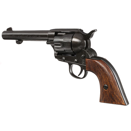 Deko Revolver schwarz/holz inkl. Patronen Bild 2