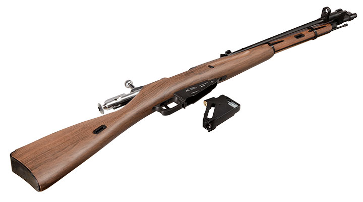 Gletcher M1944 CO2 Luftgewehr Kal. 4,5mm Stahl BB Holzoptik mit Bajonett Bild 11