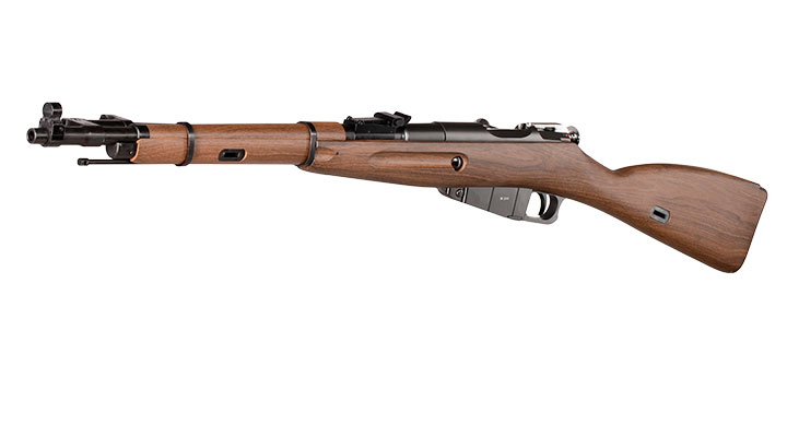 Gletcher M1944 CO2 Luftgewehr Kal. 4,5mm Stahl BB Holzoptik mit Bajonett Bild 2