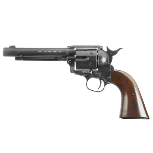 Colt Single Action Army 45 antik CO2 Revolver Kal. 4,5mm Diabolo gezogener Lauf