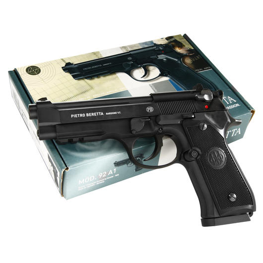 Beretta M92A1 CO2 Luftpistole Kal. 4,5mm BB Vollmetall schwarz Bild 6