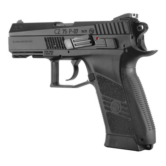 ASG CZ 75 P-07 Duty CO2 Luftpistole Kal. 4,5mm BB Blowback schwarz Bild 2