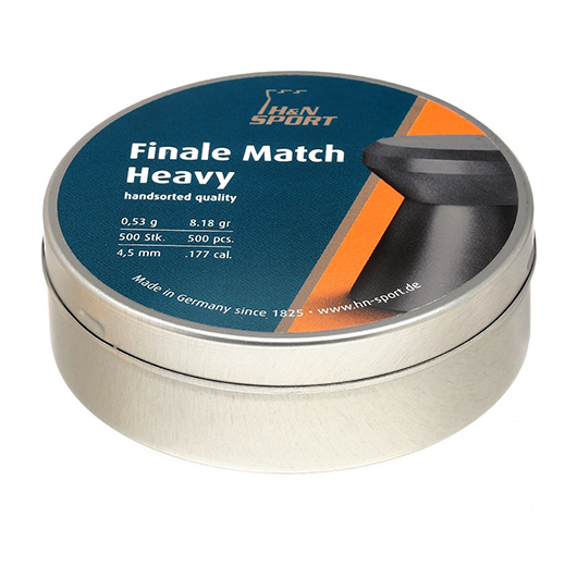 H&N Flachkopf-Diabolos Finale Match Heavy 4,5mm 500 Stck Bild 1