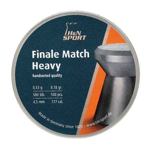 H&N Flachkopf-Diabolos Finale Match Heavy 4,5mm 500 Stck Bild 3