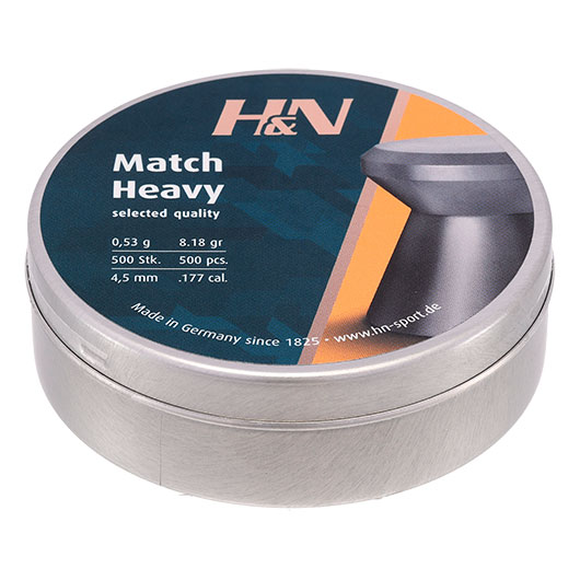 H&N Flachkopf-Diabolos Match Heavy 4,5mm 500 Stck Bild 1