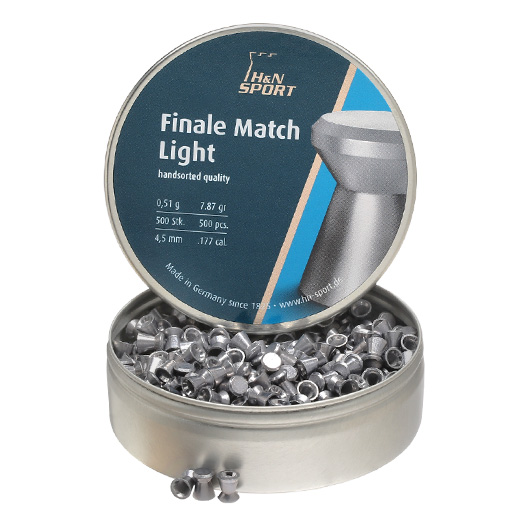 H&N Flachkopf-Diabolos Finale Match Light 4,5mm 500 Stck