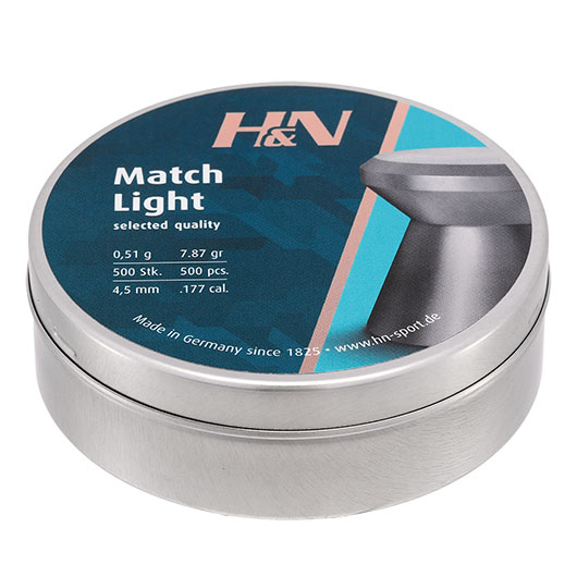 H&N Flachkopf-Diabolos Finale Match Light 4,5mm 500 Stck Bild 1