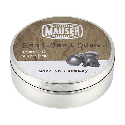 Mauser Diabolos Real Semi Dome 4,5 mm Rundkopf 500 Stck Bild 1