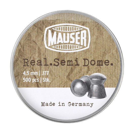 Mauser Diabolos Real Semi Dome 4,5 mm Rundkopf 500 Stck Bild 3