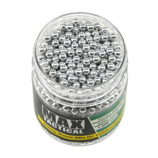 Max Tactical Premium Stahl-BBs Kal. 4,5 mm 1500er Schnelllader Bild 1