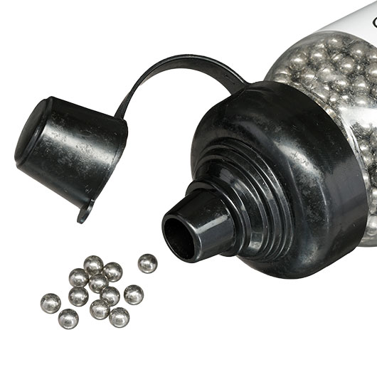 Madbull Stahl-BBs 4,5 mm - 1500 St�ck mit Schnelllader Kal. 4,5 mm BB Luftdruckmunition Bild 4