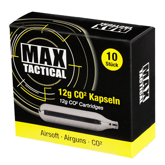 Max Tactical CO2-Kapseln 10 Stck je 12g Bild 3