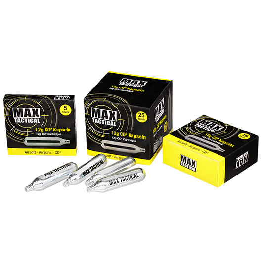 Max Tactical CO2-Kapseln 10 Stck je 12g Bild 7