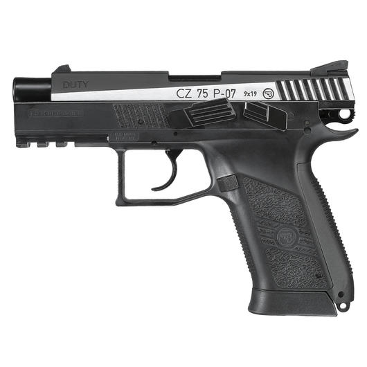 ASG CZ 75 P-07 Duty m. Metallschlitten CO2 Luftpistole 4,5mm BB BlowBack Dual Tone Bild 5