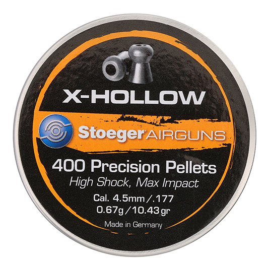 Stoeger X-Hollow 4,5 mm Diabolo glatter Schaft 400 Stck Bild 3