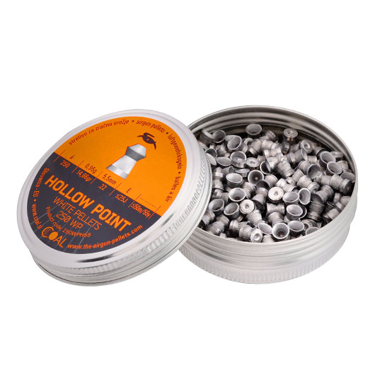 Coal Hollow Point Diabolos White Pellets geriffelter Schaft Kal. 5,5 mm 250er Dose Bild 2