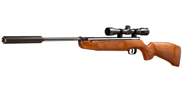 Weihrauch HW 50 MII Luftgewehr Kal. 4,5mm mit Schalldmpfer und Zielfernrohr Bild 1