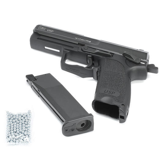 Heckler & Koch USP CO2 Luftpistole Blowback Kal. 4,5mm BB schwarz Bild 4