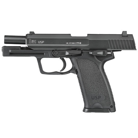 Heckler & Koch USP CO2 Luftpistole Blow-Back Kal. 4,5mm BB schwarz Bild 5