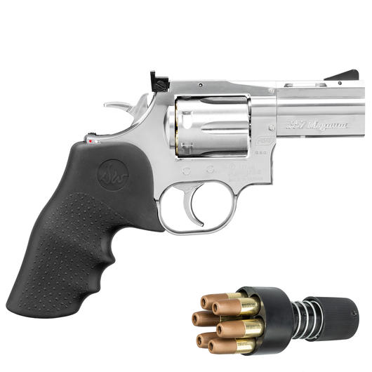 ASG Dan Wesson 715 2,5 Zoll CO2 Revolver Kal. 4,5 mm BB silber Bild 4