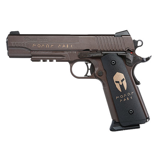 Sig Sauer 1911 Spartan CO2-Luftpistole Kal. 4,5 mm BB Vollmetall braun