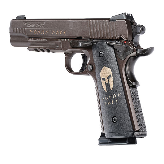 Sig Sauer 1911 Spartan CO2 Luftpistole Kal. 4,5 mm BB Vollmetall braun Bild 2