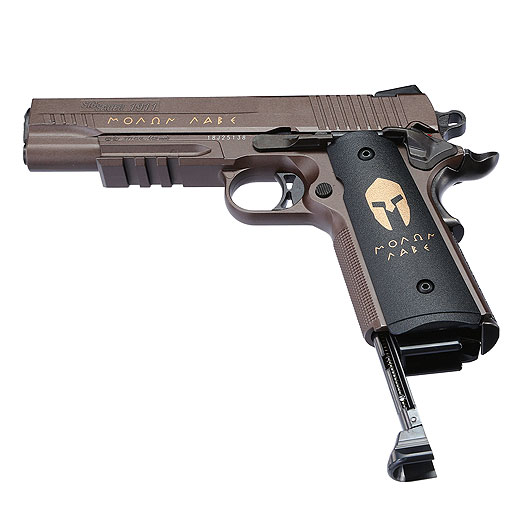 Sig Sauer 1911 Spartan CO2 Luftpistole Kal. 4,5 mm BB Vollmetall braun Bild 6