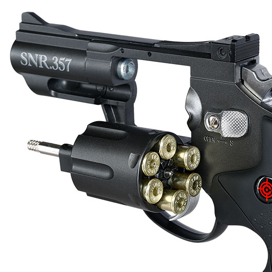 Crosman SNR 357 CO2 Revolver Kal. 4,5 mm BB / Diabolo anthrazit Bild 11