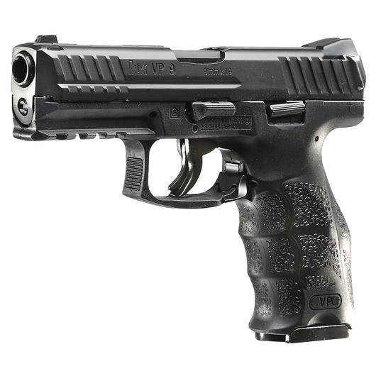 Heckler & Koch VP9 CO2 Luftpistole 4,5mm BB Metallschlitten schwarz Bild 1