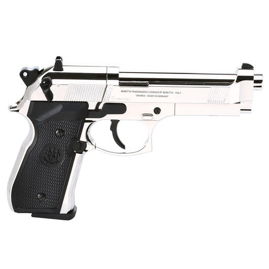 Beretta M92 FS CO2 Pistole 4,5mm (.177) Diabolo Polished Chrome Bild 3