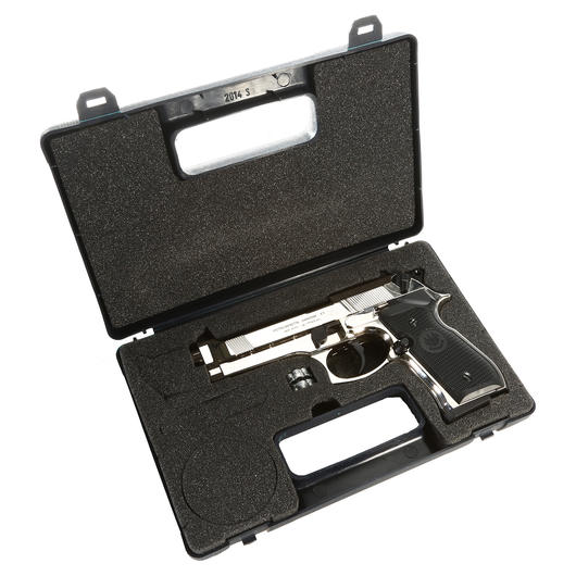 Beretta M92 FS CO2 Pistole 4,5mm (.177) Diabolo Polished Chrome Bild 5