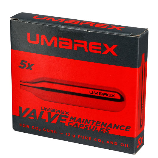 Umarex CO2 Ventilwartungskapseln mit Speziall fr alle CO2-Waffen 5 Stck je 12g Bild 3