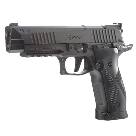 Sig Sauer X-Five CO2 Luftpistole Kal. 4,5 mm Diabolo schwarz Vollmetall Blowback Bild 1