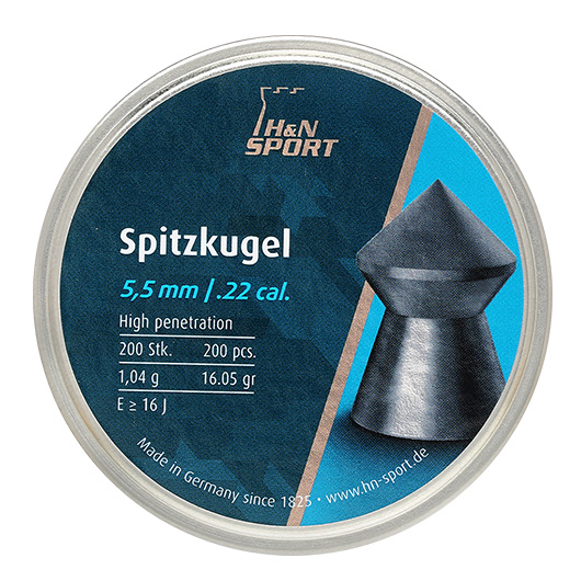 H&N Spitzkopf-Diabolo Spitzkugel 5,5 mm 200 Stck Bild 3