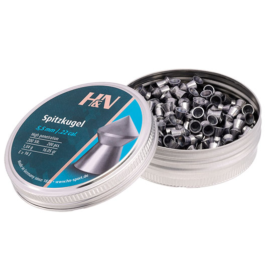 H&N Spitzkopf-Diabolo Spitzkugel 5,5 mm 200 Stck Bild 2