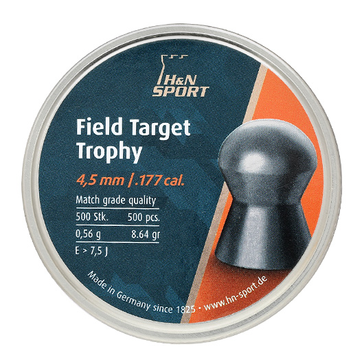 H&N Rundkopf-Diabolo Field Target Trophy 4,5 mm 500 Stck Bild 3