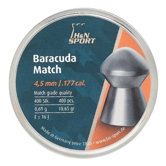 H&N Rundkopf-Diabolo Baracuda Match 4,5 mm 400 Stck Bild 3