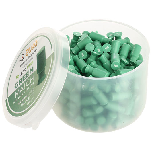 Elko Flachkopf-Diabolos Green Match Kal. 4,5 mm 200er Dose Bild 2