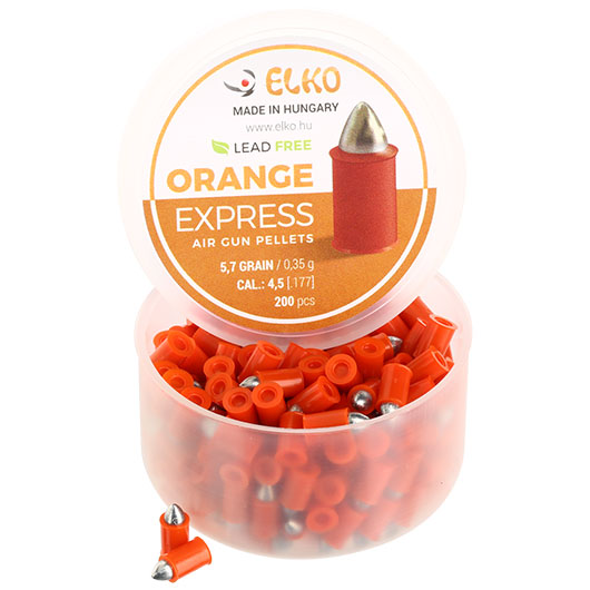 Elko Spitzkopf-Diabolos Orange Express Kal. 4,5 mm 200er Dose