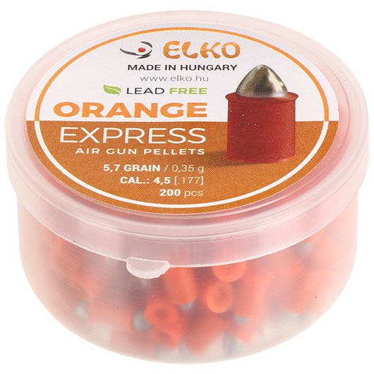 Elko Spitzkopf-Diabolos Orange Express Kal. 4,5 mm 200er Dose Bild 1