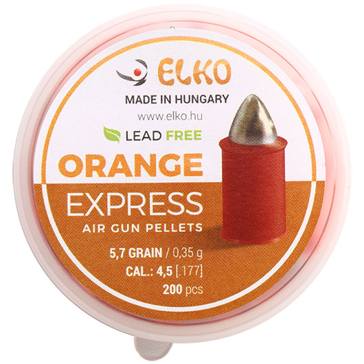 Elko Spitzkopf-Diabolos Orange Express Kal. 4,5 mm 200er Dose Bild 4