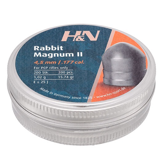 H&N Spitzkopf-Diabolo Rabbit Magnum II 4,5 mm 200 Stck extrem schwer Bild 1