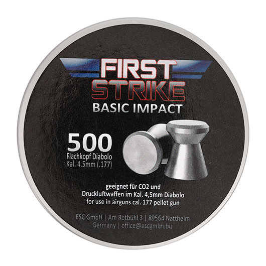 First Strike Flachkopf-Diabolos Basic Impact 4,5 mm 500 Stck Bild 3