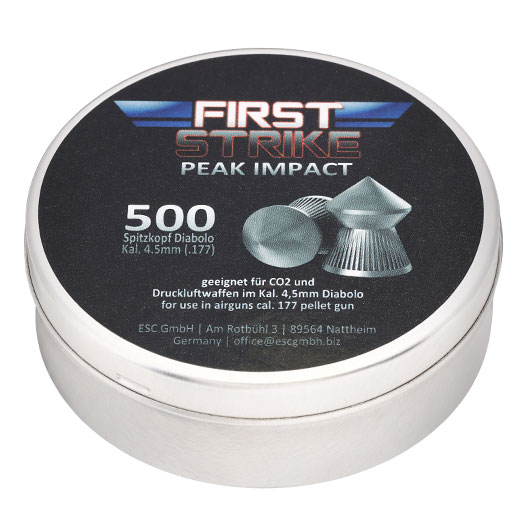 First Strike Spitzkopf-Diabolos Peak Impact 4,5 mm 500 Stck Bild 1